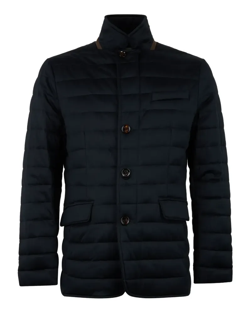 MOORER Zavyer quilted jacket - Blau Blau