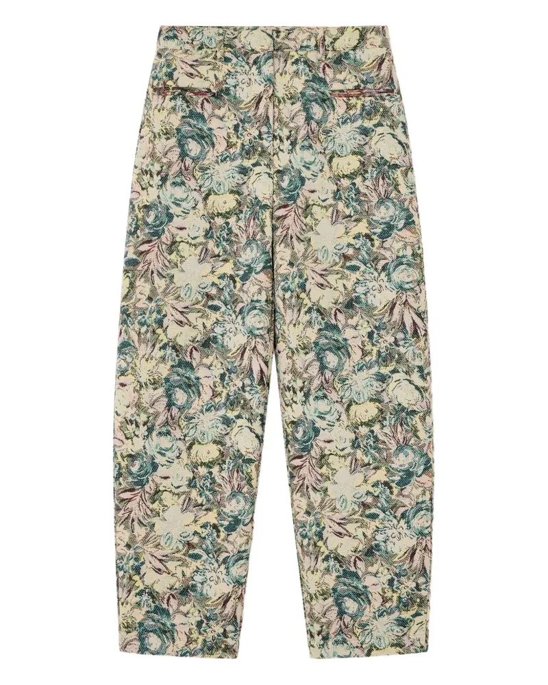 Ganni Hose mit Jacquardmuster - Nude Nude