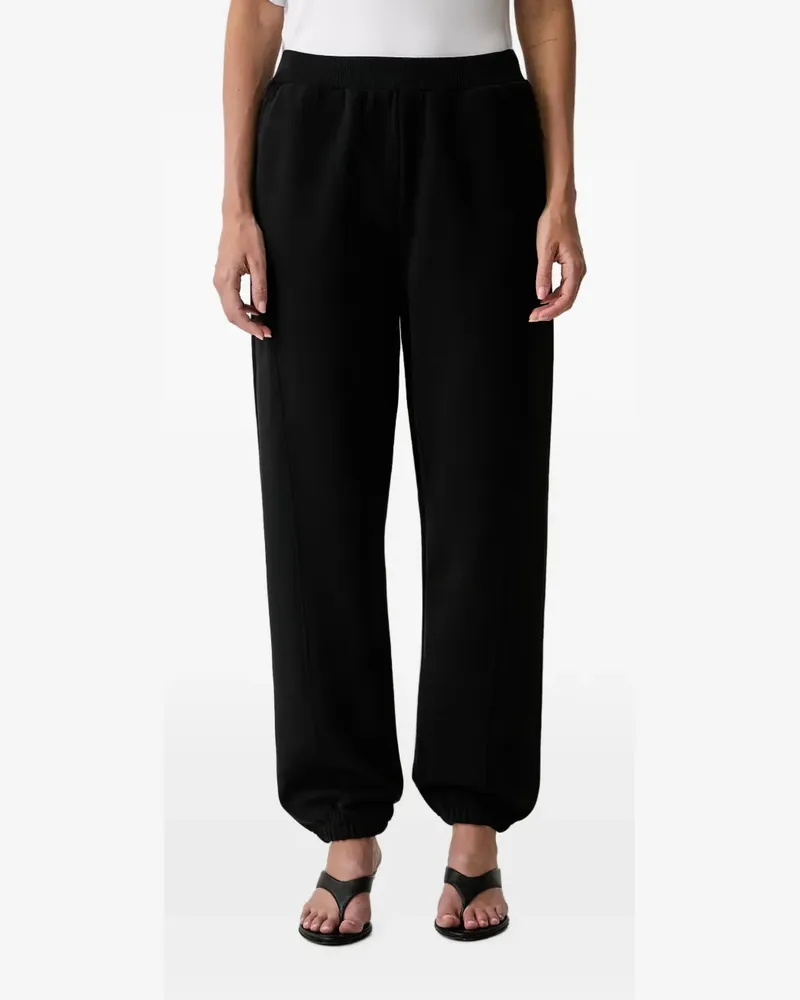 Patrizia Pepe logo-patch track pants - Schwarz Schwarz