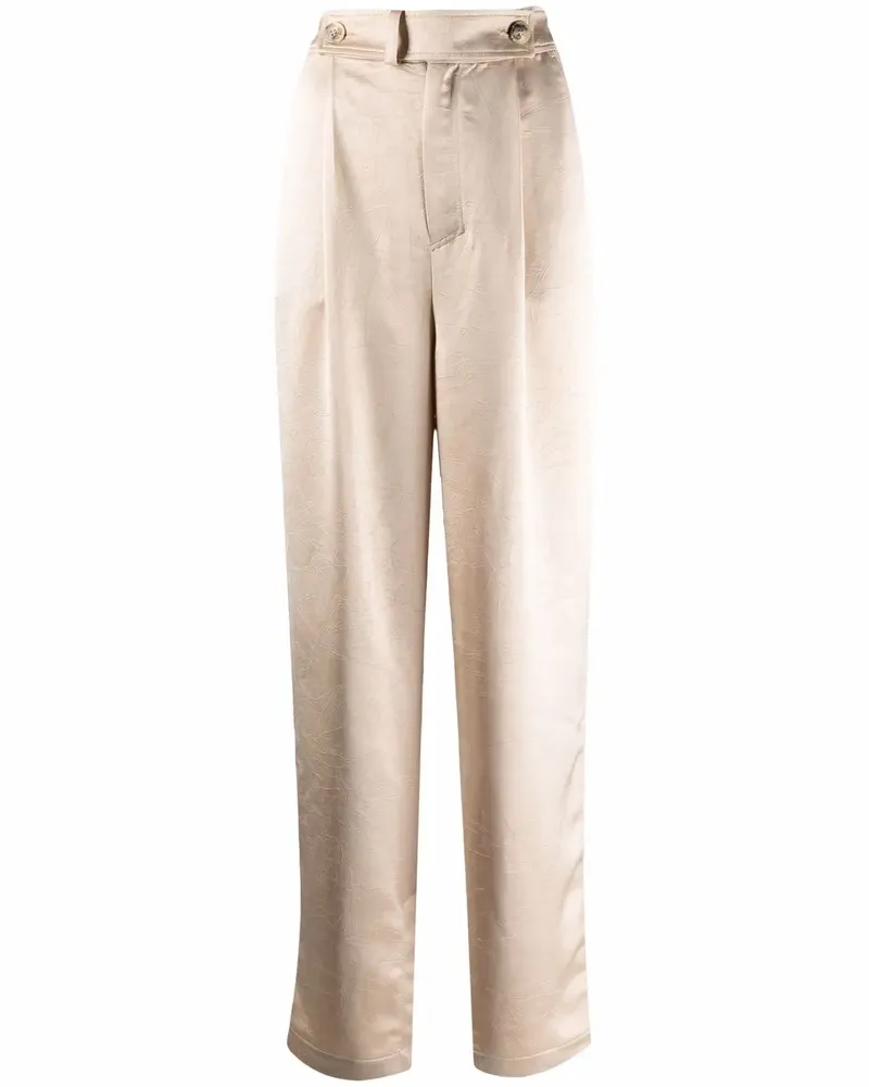 AERON Gerade Hose - Nude Nude