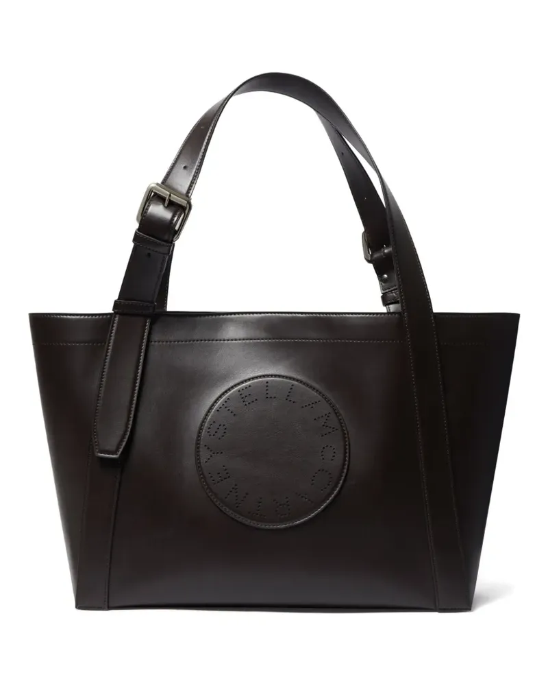 Stella McCartney Shopper mit Stella-Logo - Braun Braun