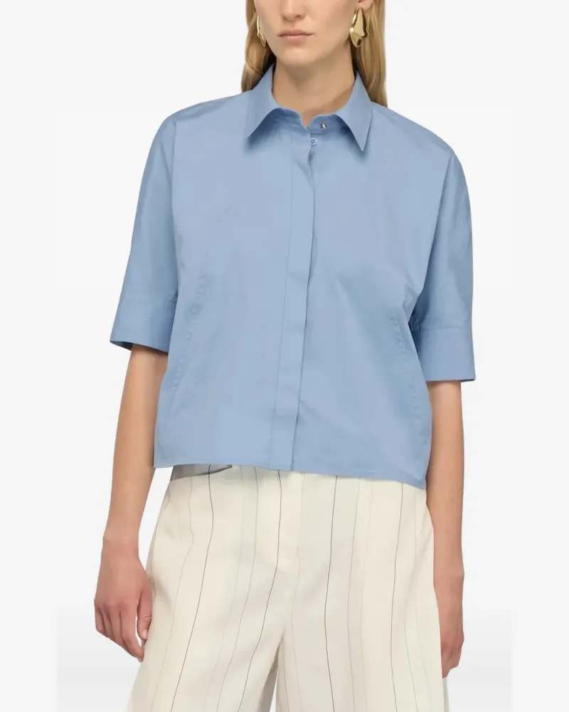 Semicouture Clara Hemd mit Knöpfen - Blau Blau