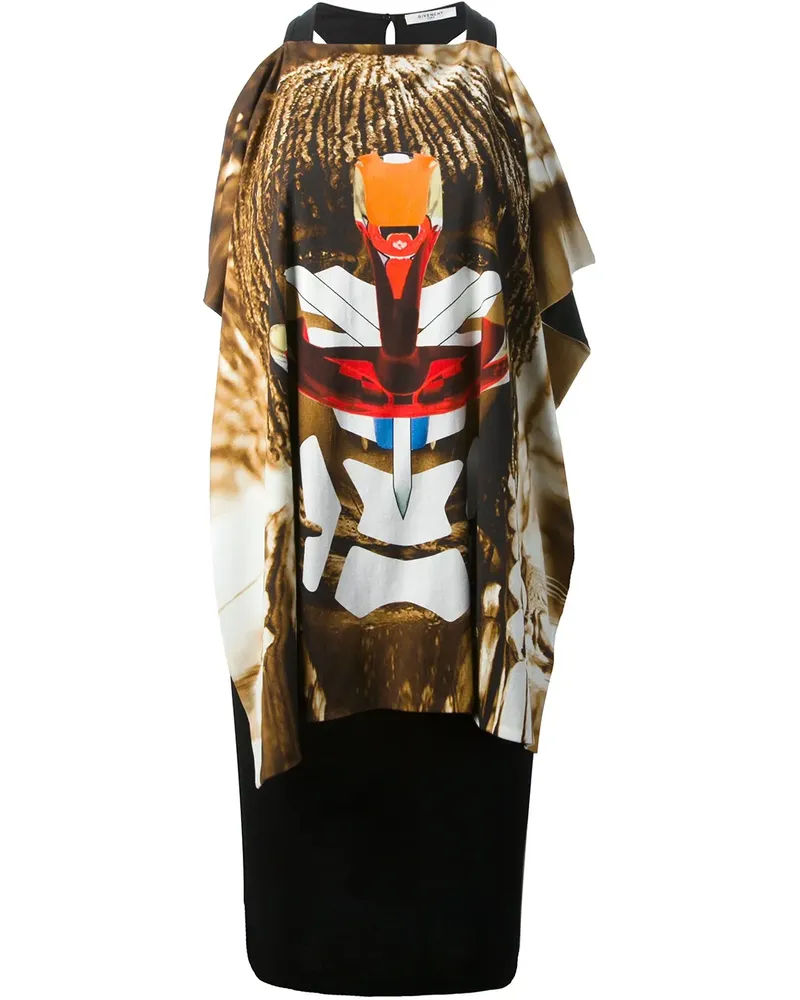 Givenchy mask graphic dress - Schwarz Schwarz