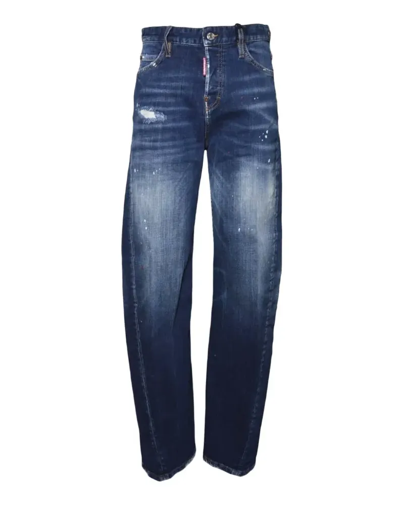 Dsquared2 Jeans in Distressed-Optik - Blau Blau