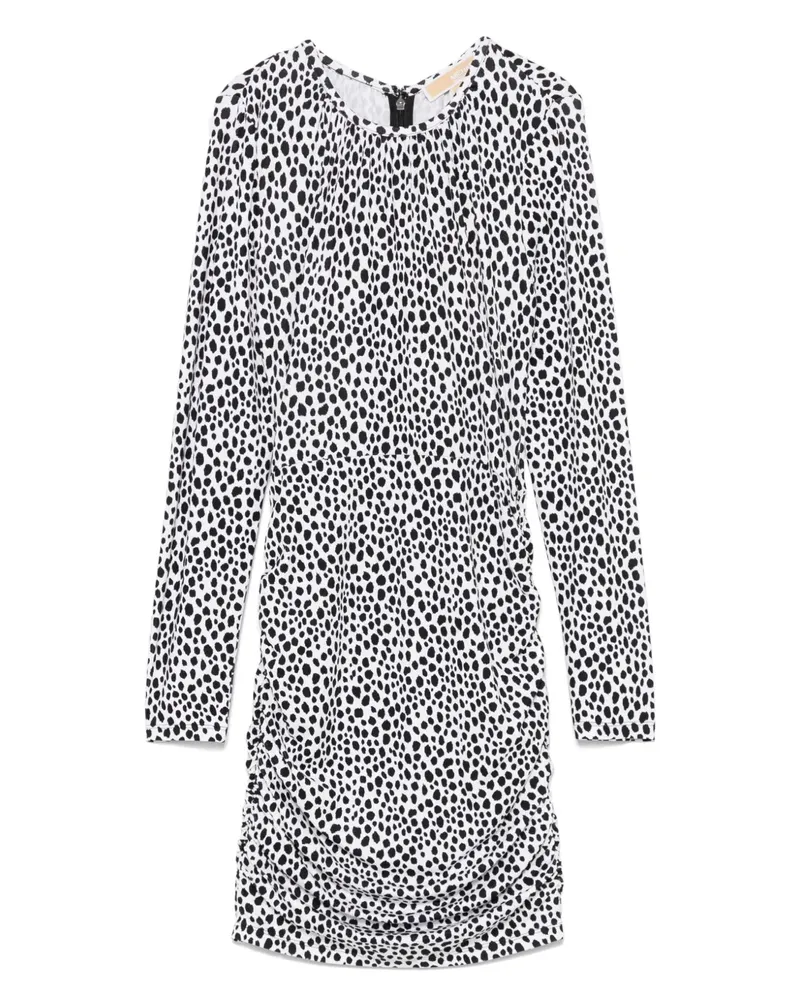 Michael Kors Jersey-Minikleid mit Geparden-Print - Weiß Weiß