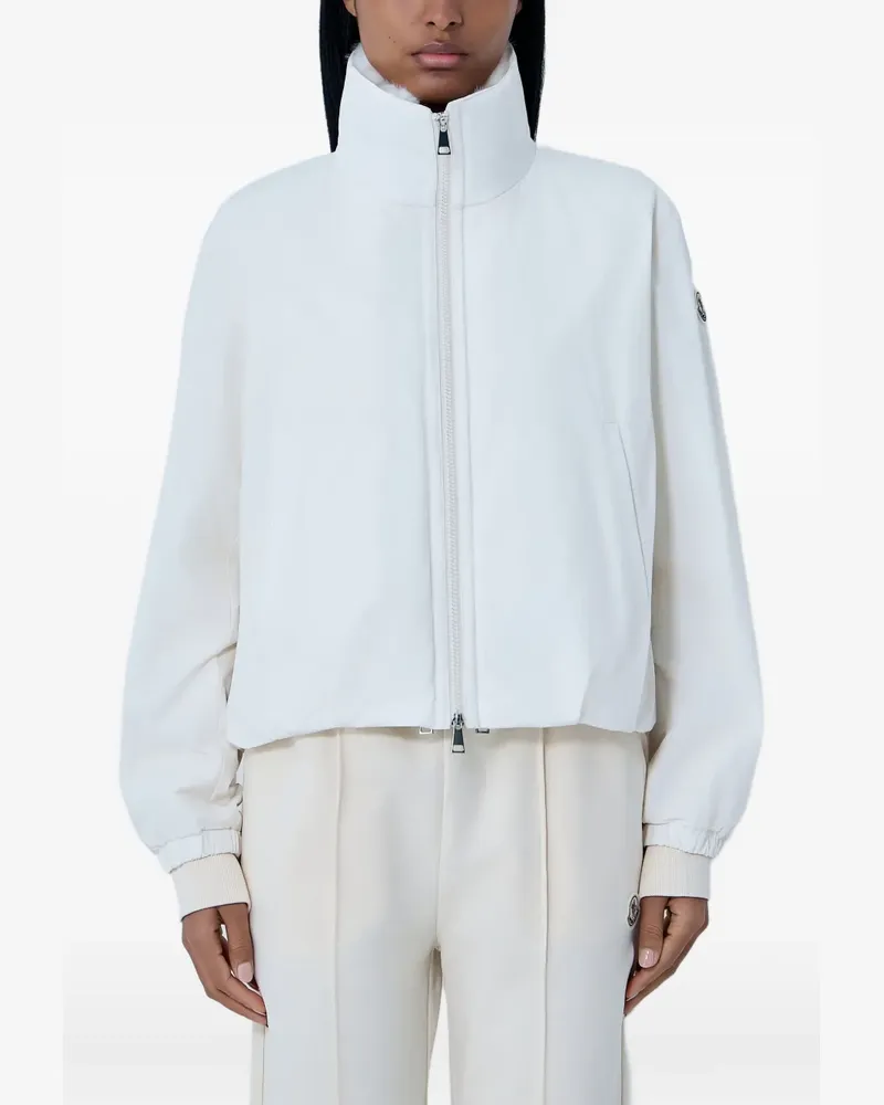 Moncler zip-up high-neck jacket - Weiß Weiß