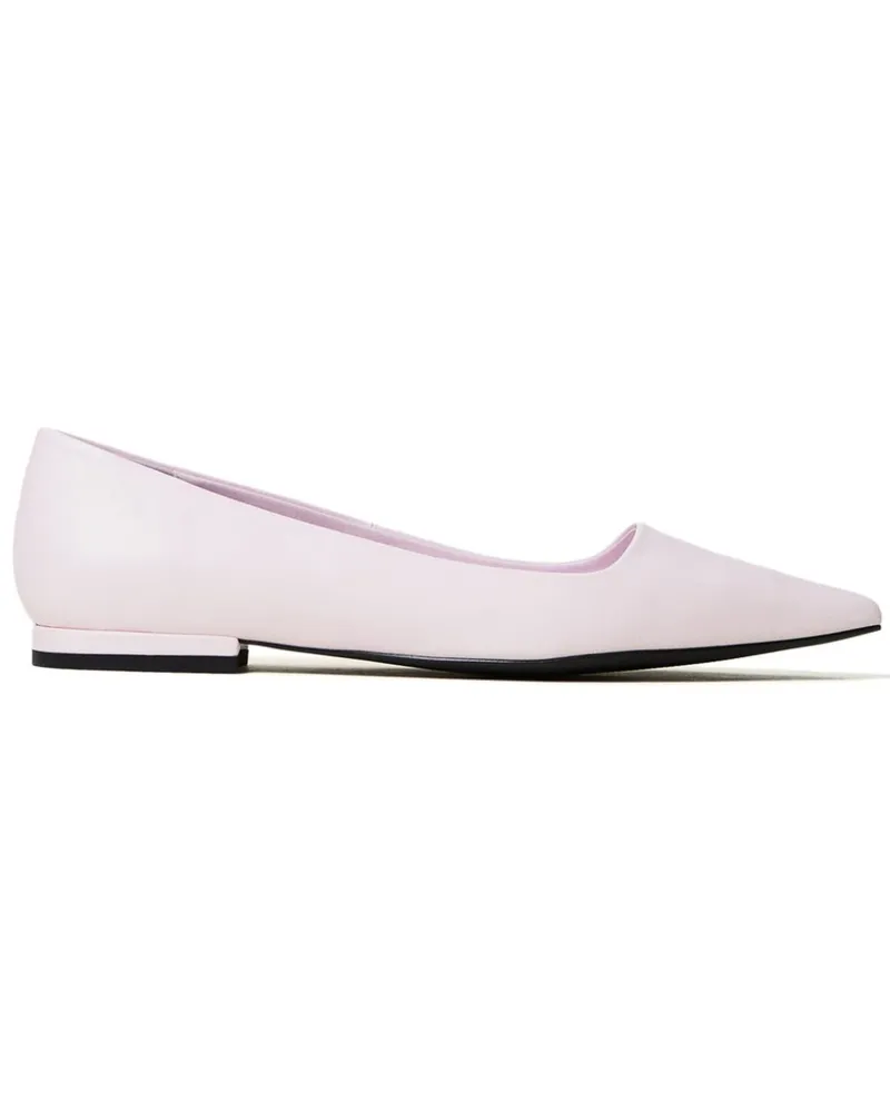 Twin-Set Ballerinas mit spitzer Kappe - Rosa Rosa