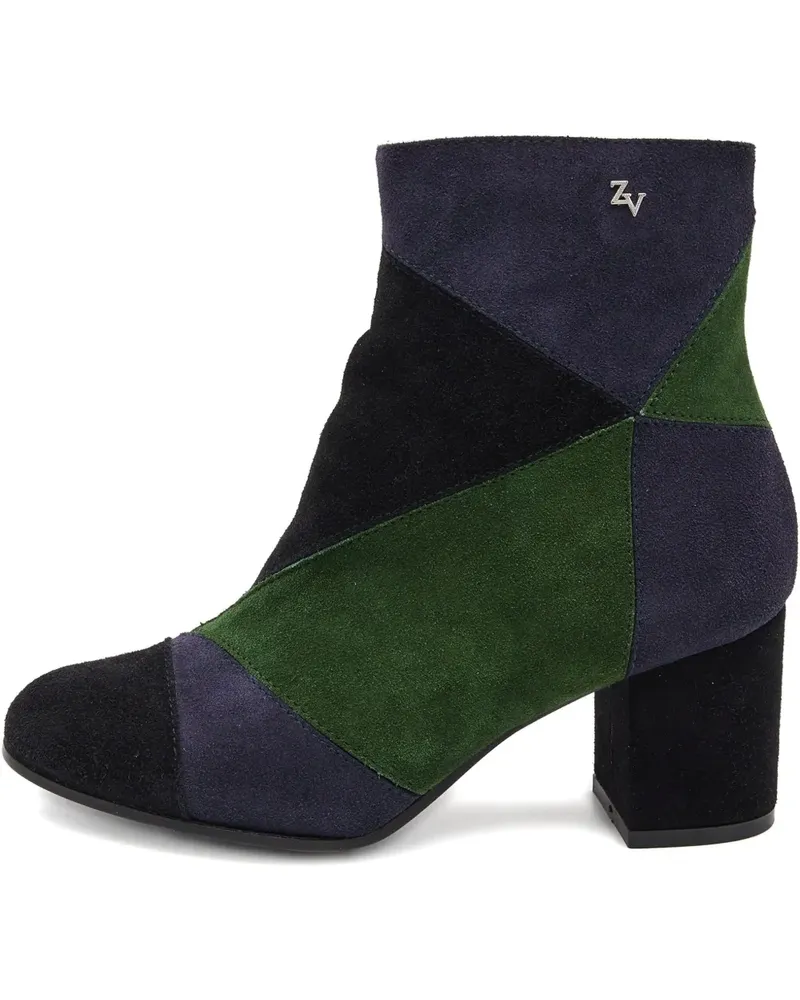 Zadig & Voltaire Stiefel im Patchwork-Look - Schwarz Schwarz