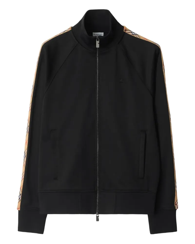 Burberry Sweatshirt mit karierten Details - Schwarz Schwarz