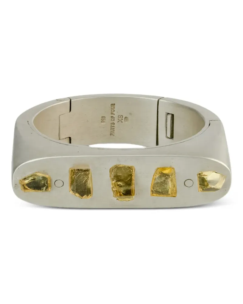 Parts Of Four Sistema Armreif mit Beryll - Silber Silber