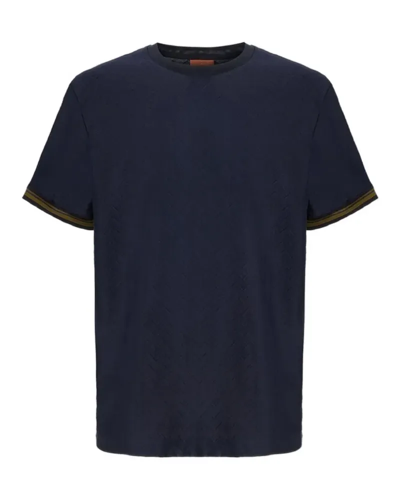 Missoni T-Shirt mit Zickzackmuster - Blau Blau
