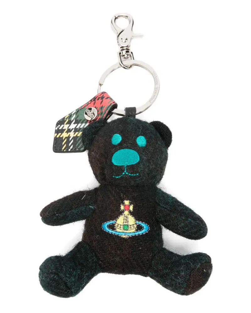 Vivienne Westwood teddy-bear keyring - Grün Grün
