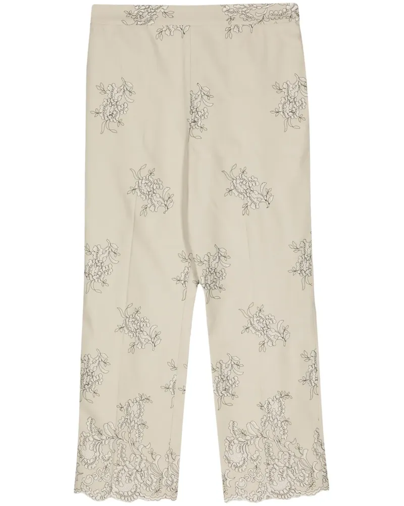 Giambattista Valli Hose mit Print - Nude Nude