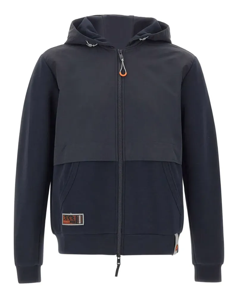 DEKKER drawstring hooded sweatshirt - Blau Blau