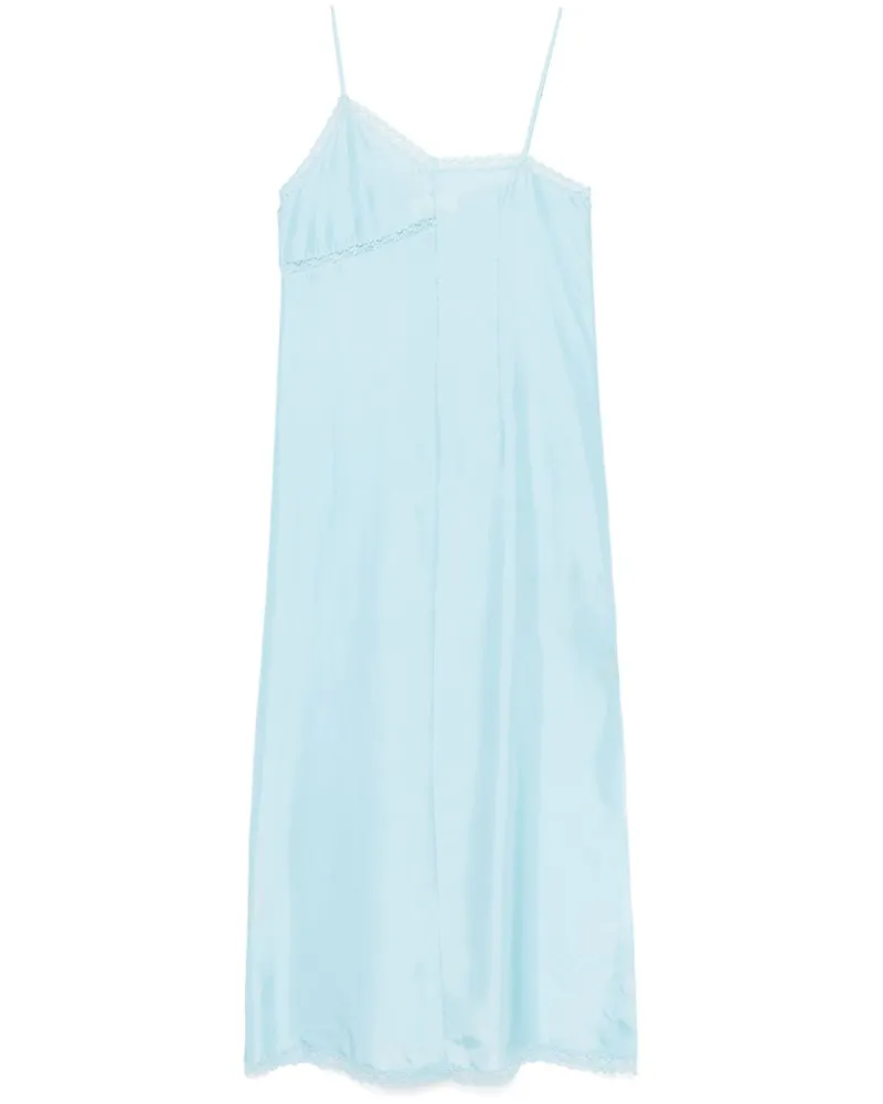 Maison Margiela Asymmetrisches Maxikleid - Blau Blau