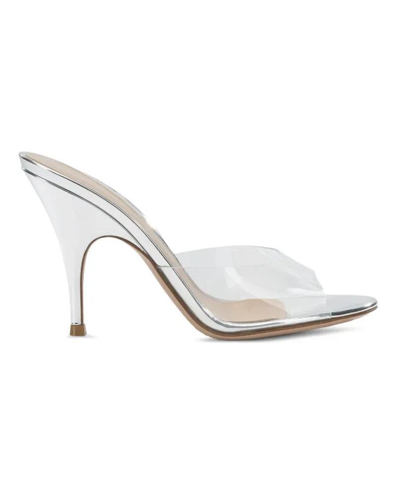 Gianvito Rossi Sofia transparent metallic-finish pumps - Weiß Weiß