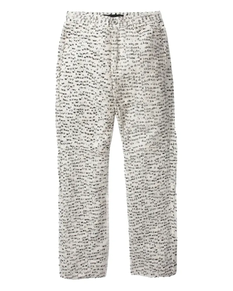 WHO DECIDES WAR Ripple Sport Hose - Weiß Weiß