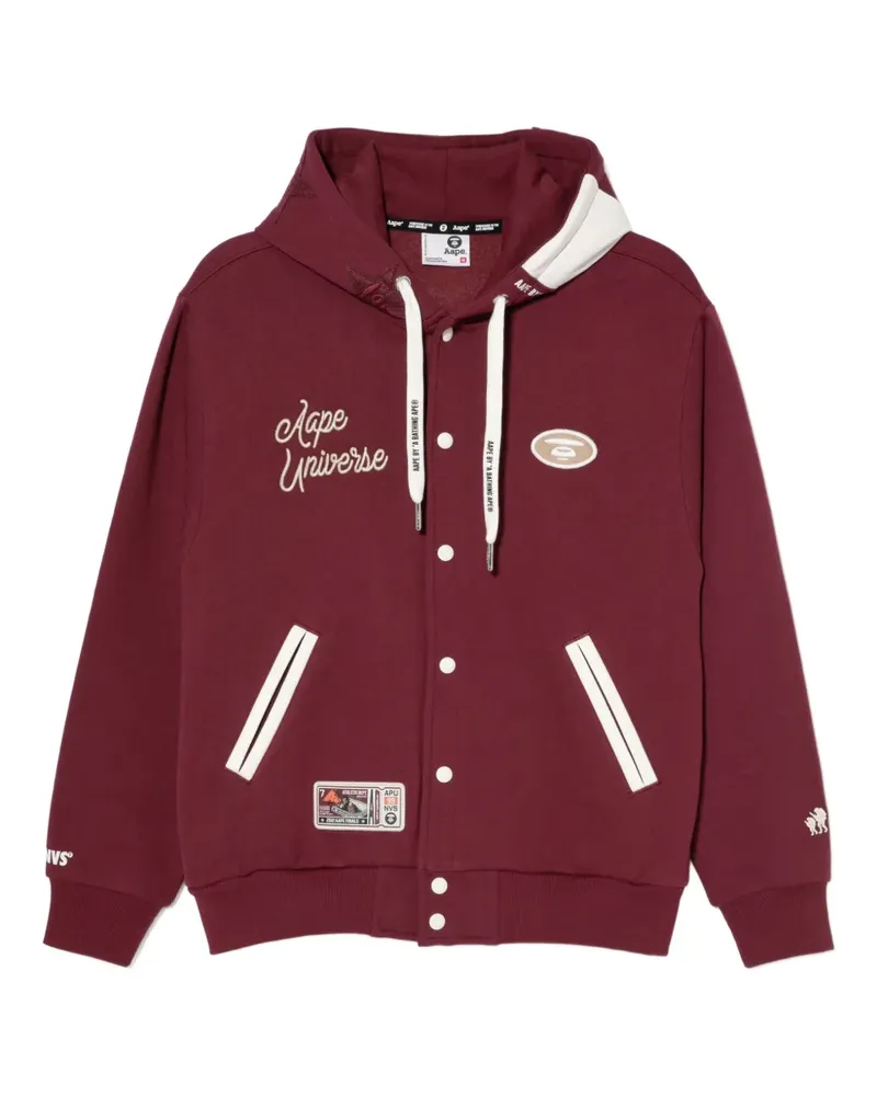 BAPE Moonface Bomberjacke - Rot Rot