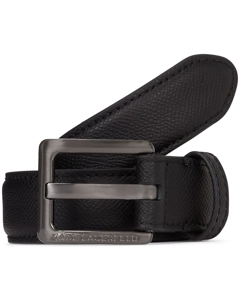 Karl Lagerfeld Essential Gürtel - Schwarz Schwarz
