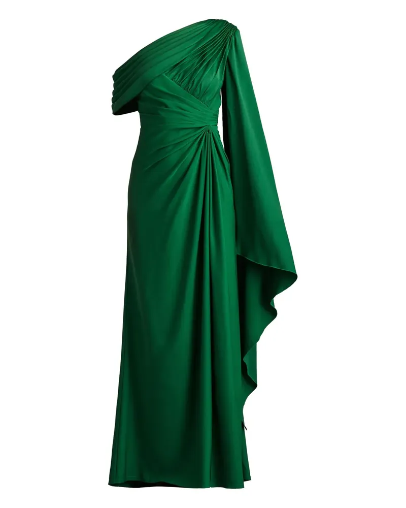 Tadashi Shoji Abendkleid mit Cape-Ärmeln - Grün Grün