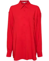 Stella McCartney Iconic Oversized-Hemd Rot