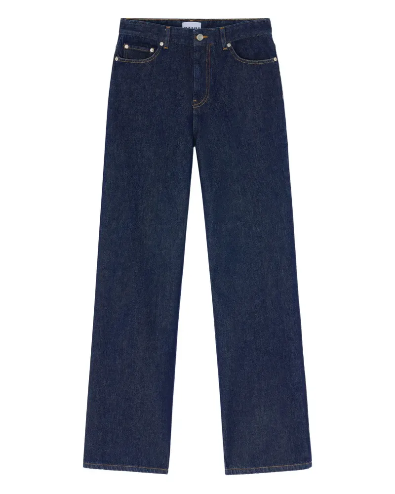 Ganni Five-Pocket-Jeans - Blau Blau