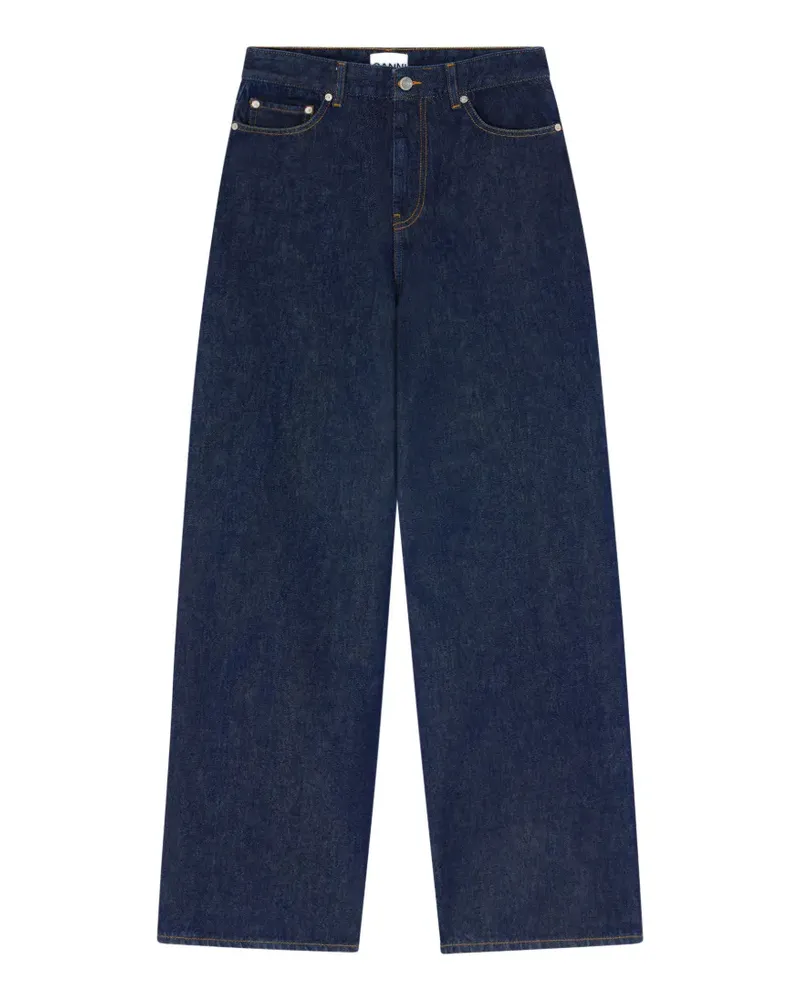 Ganni Five-Pocket-Jeans - Blau Blau