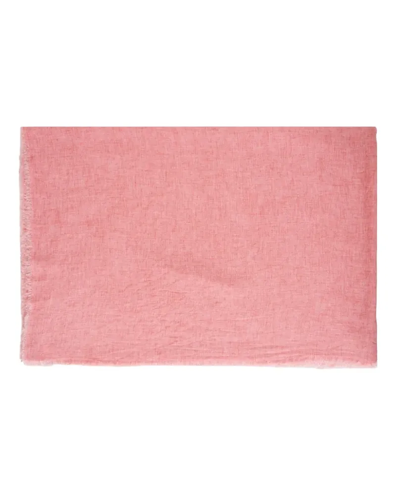 Faliero Sarti Schal mit Fransen - Rosa Rosa
