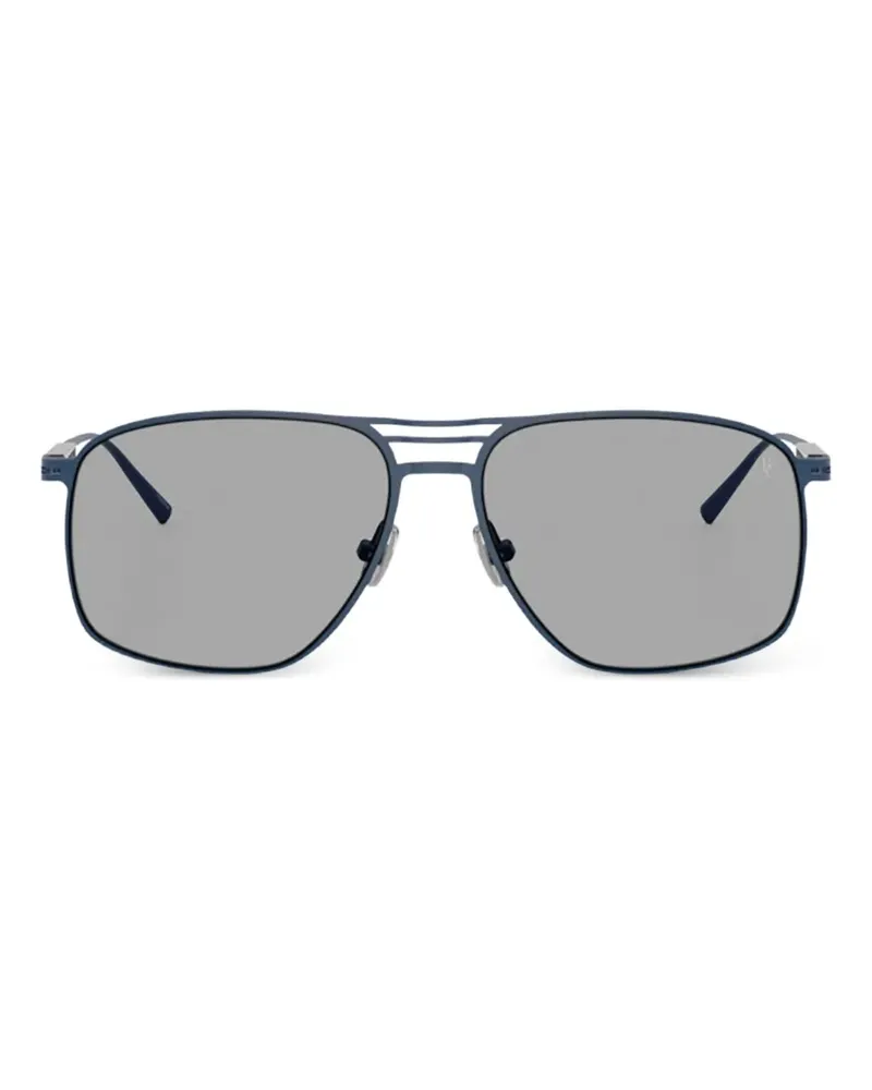 Brunello Cucinelli Carlito Pilotenbrille - Blau Blau