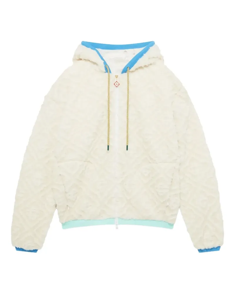 Casablanca Paris Jacke aus Faux Shearling - Weiß Weiß