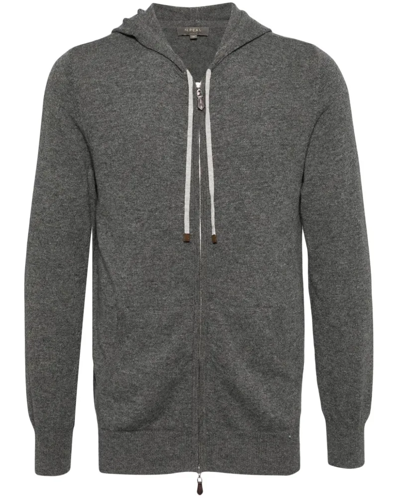 N.Peal Ladbroke Hoodie aus Kaschmir - Grau Grau