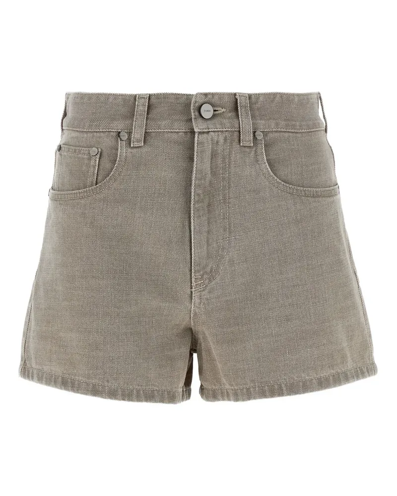 Fendi Stamp 1925 Jeans-Shorts mit Logo - Nude Nude