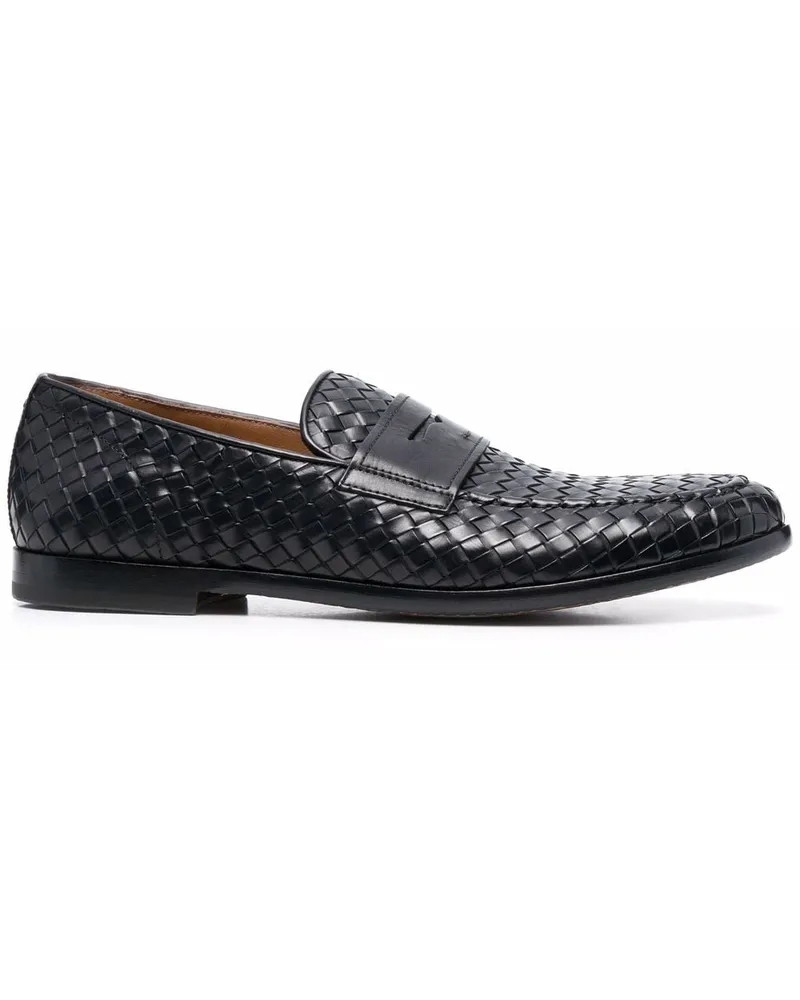 Doucal´s Loafer mit Webmuster - Blau Blau