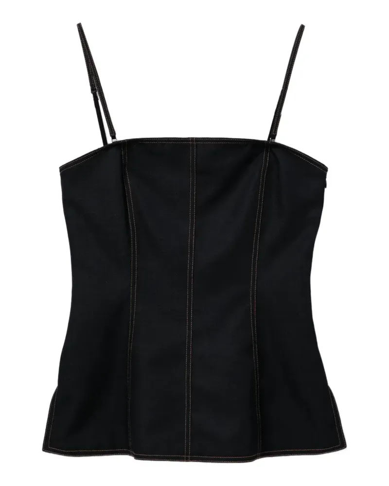 Helmut Lang Ärmeloses Oberteil - Blau Blau