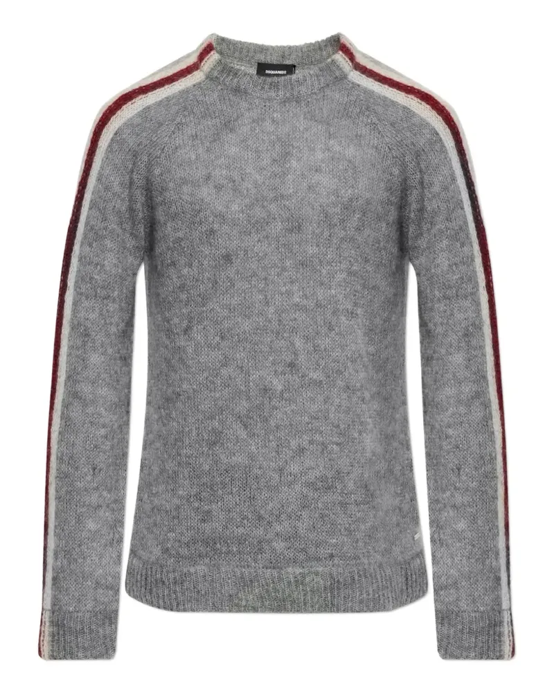 Dsquared2 Pullover mit seitlichen Streifen - Grau Grau