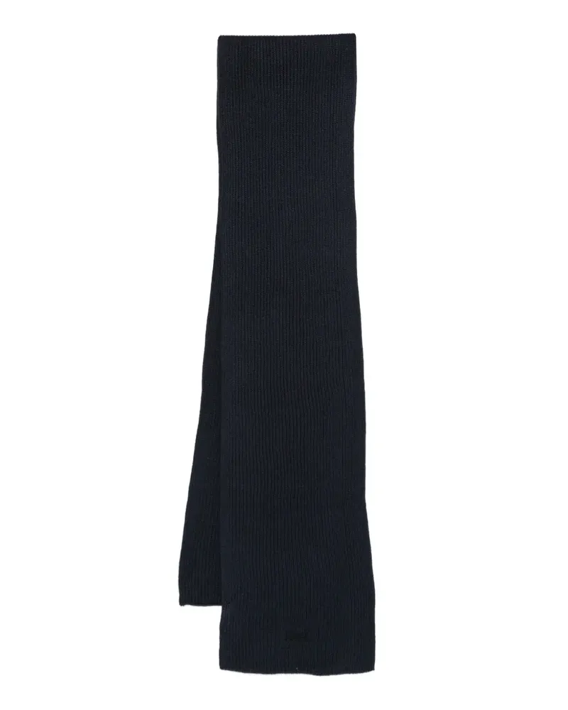 Karl Lagerfeld Schal mit Logo-Stickerei - Blau Blau