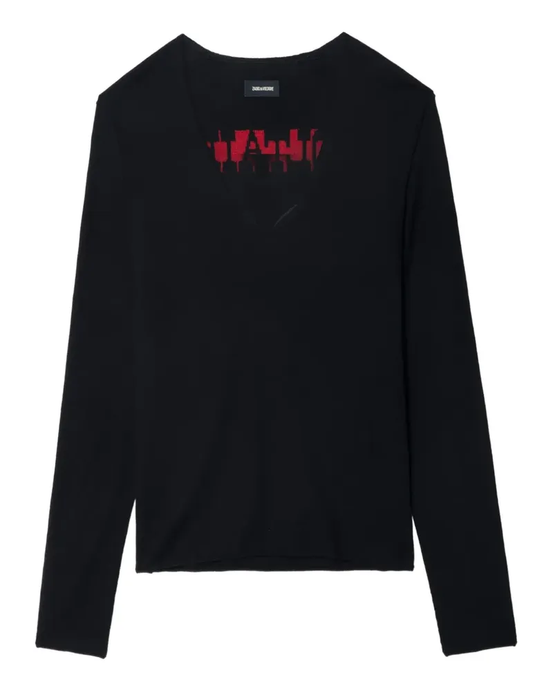 Zadig & Voltaire Nosfa Oberteil - Schwarz Schwarz