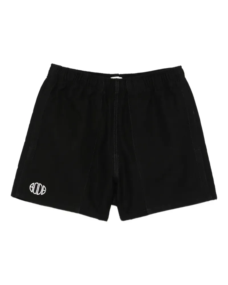 BODE Shorts mit Logo - Schwarz Schwarz