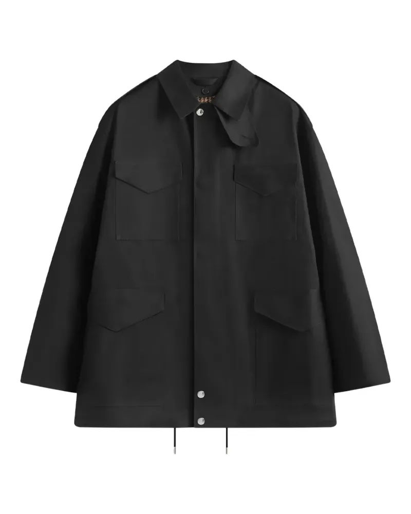 MACKINTOSH Jedburgh field coat - Schwarz Schwarz
