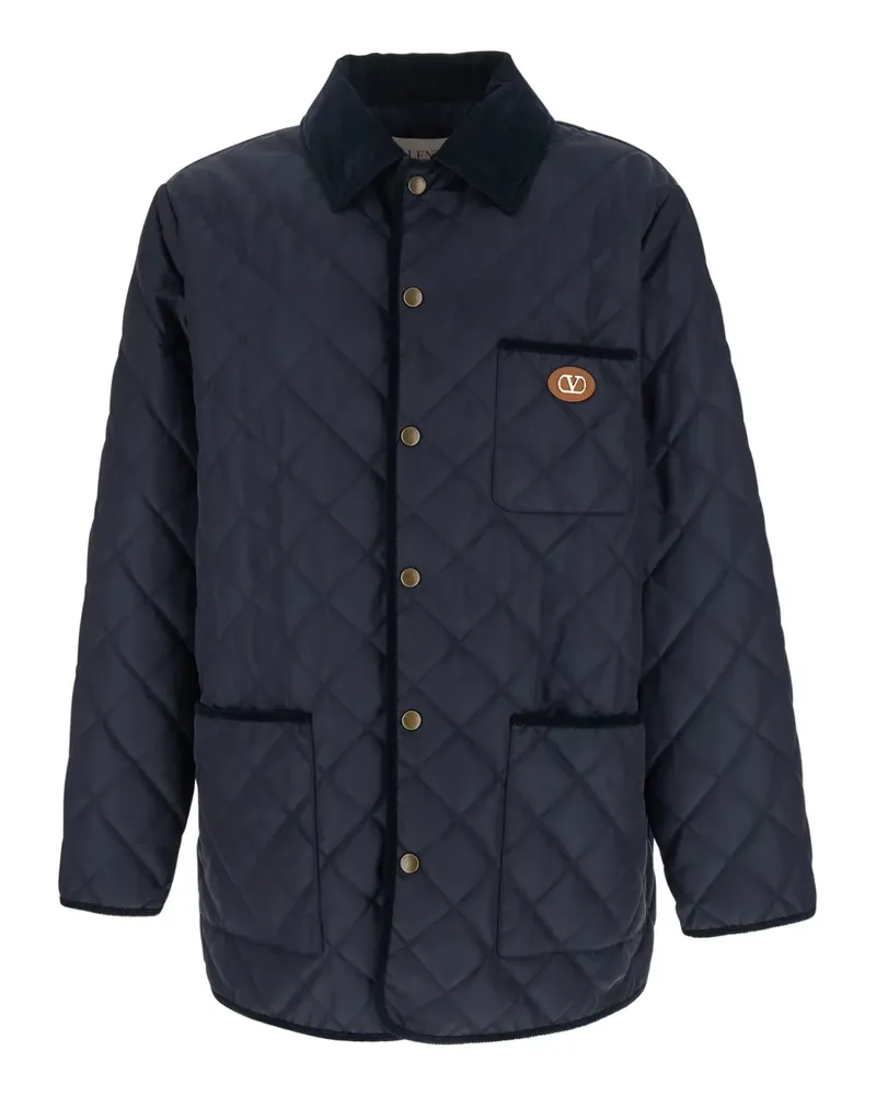 Valentino Garavani Windbreaker mit Kapuze - Blau Blau