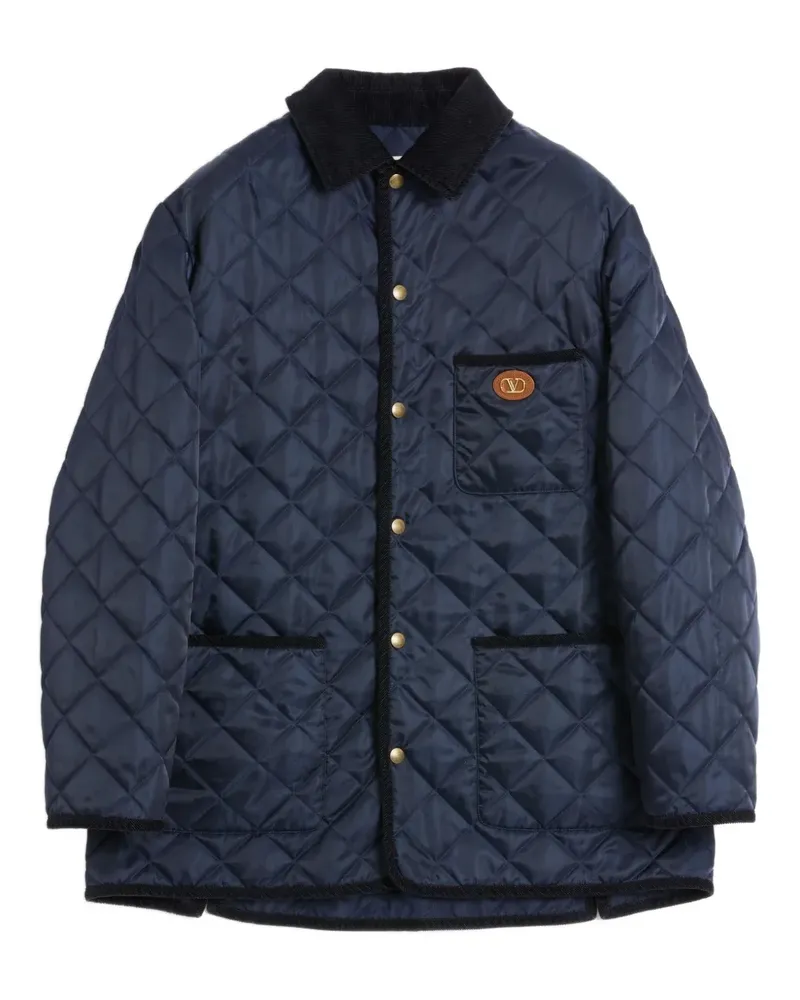 Valentino Garavani Windbreaker mit Kapuze - Blau Blau