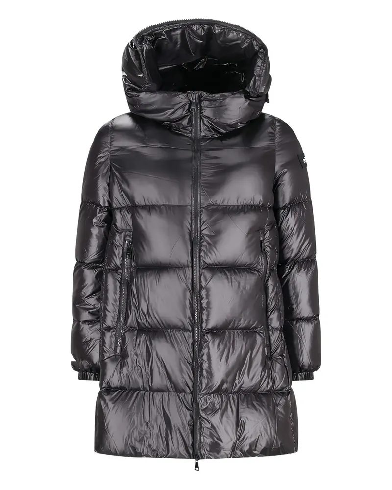 ADD Gefütterte Jacke mit abnehmbarer Kapuze - Schwarz Schwarz