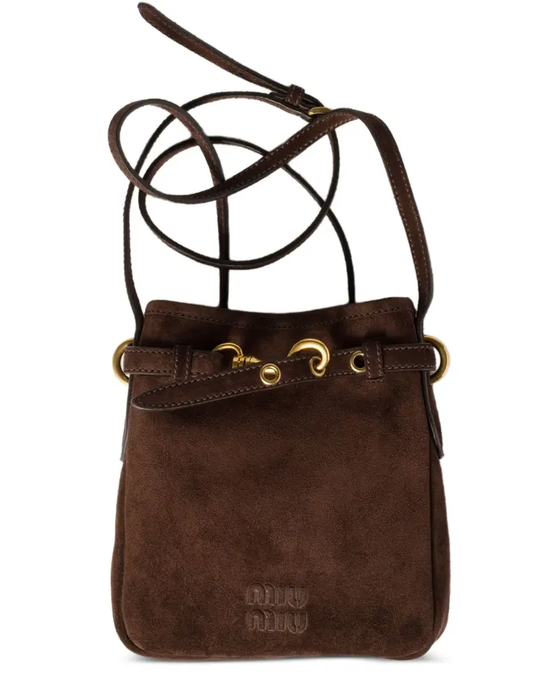 Miu Miu leather pouch bag - Braun Braun