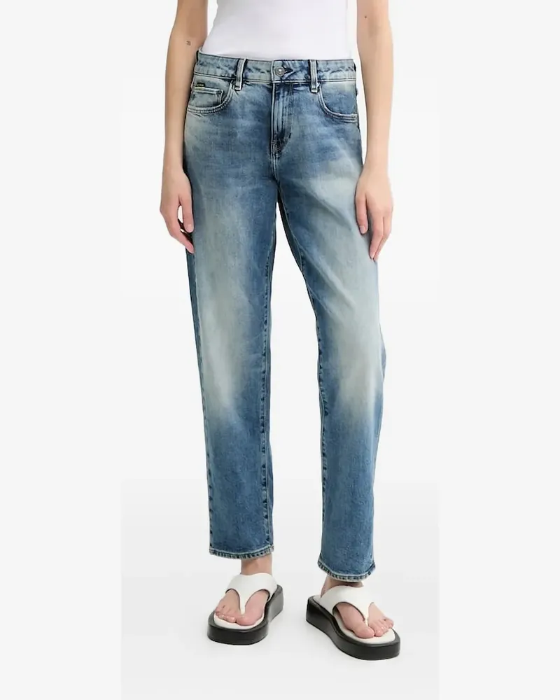 G-STAR RAW Ausgeblichene Straight-Leg-Jeans - Blau Blau