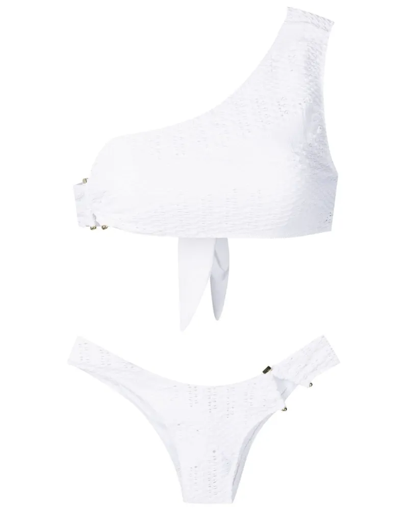 Amir Slama Schulterfreier Bikini - Weiß Weiß