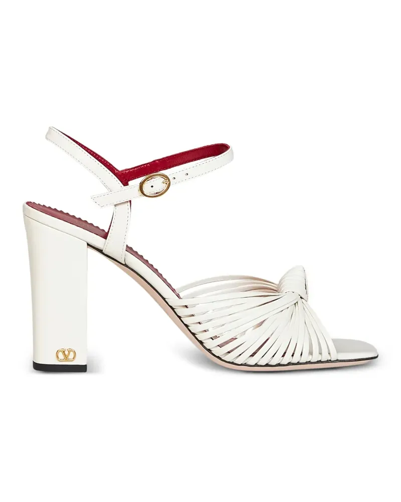 Valentino Garavani Annet Sandalen mit Knoten - Weiß Weiß