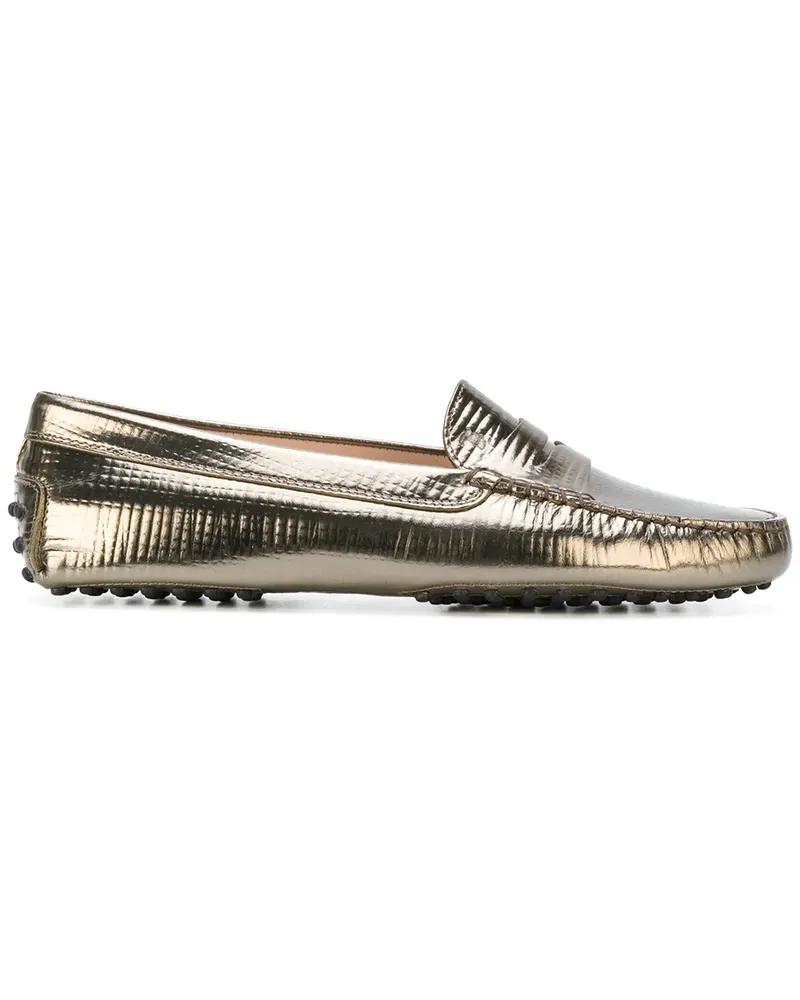 TOD'S Loafer mit Metallic-Effekt Metallic