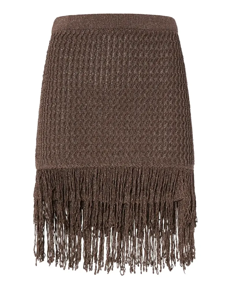 Pinko fringe skirt - Braun Braun