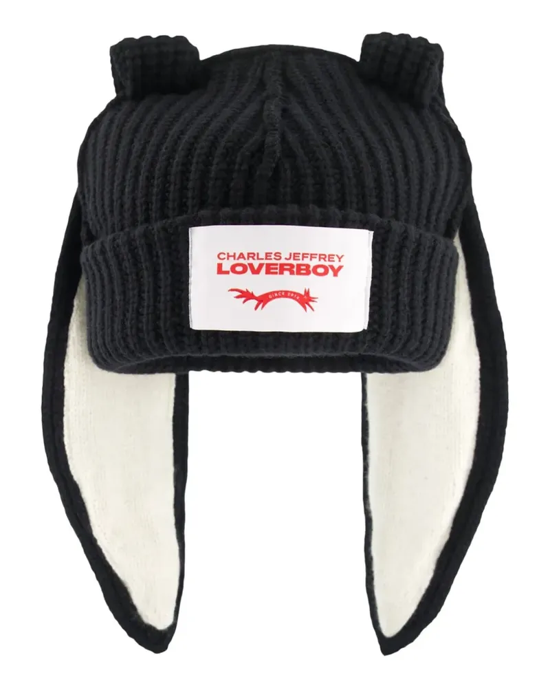 Charles Jeffrey Loverboy Chunky Bunny Beanie - Schwarz Schwarz