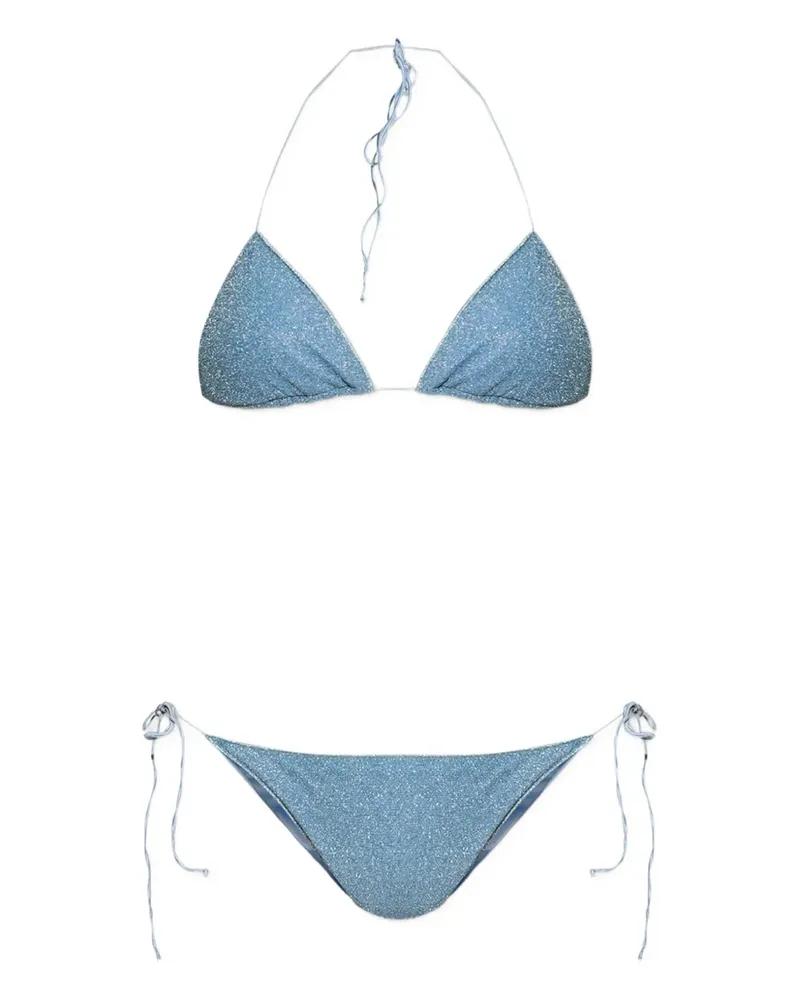 Oséree Bikini mit Glitter-Detail - Blau Blau